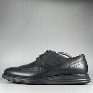 Cole Haan Original Grand Men's Size 11 M Black Leather Wingtip Casual Dress Shoe